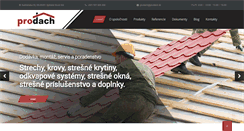 Desktop Screenshot of prodach.sk